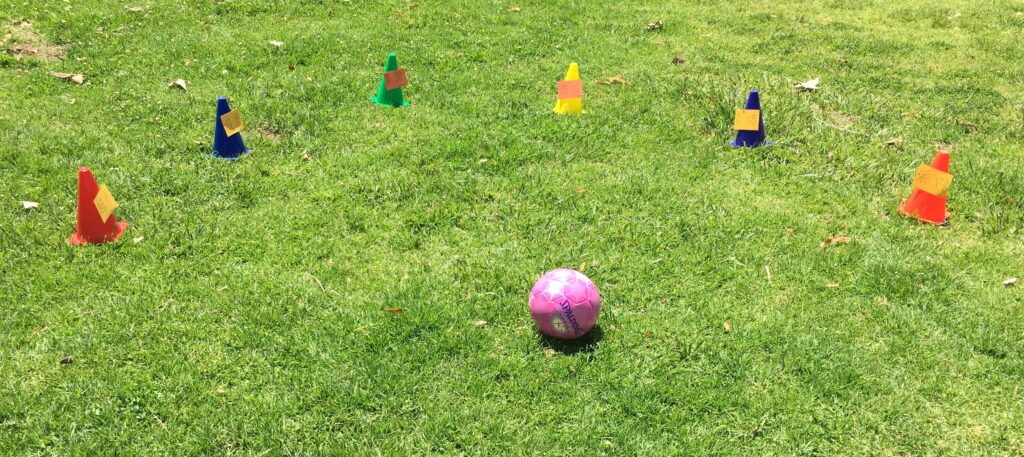 Sight word soccer: fun outdoor literacy activity for kids!
