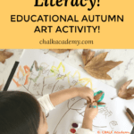 Leaf Painting Literacy Activity