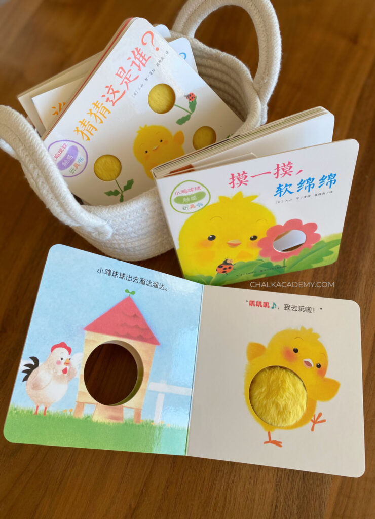 小鸡球球 touch and feel books for babies and toddlers in Chinese