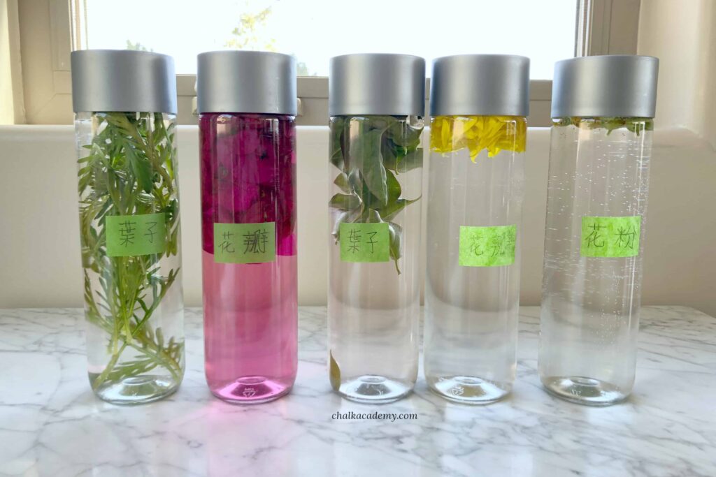 Flower Sensory Bottles
