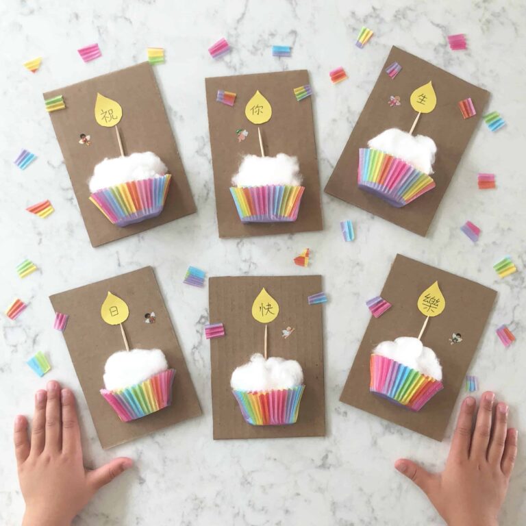 DIY Birthday Cupcake Cards