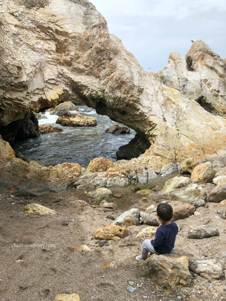 Rocks and Minerals: Exploring Nature's Rock Arches at the beach