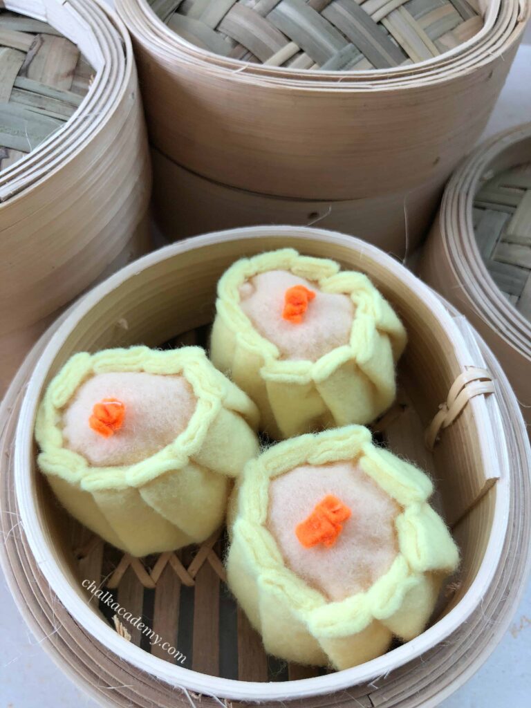 Realistic Non-Plastic Chinese Play Food for Kids - Dim Sum - fun gift for holidays and birthdays!