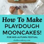 how to make play dough mooncakes