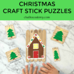 Christmas Craft Stick Puzzles