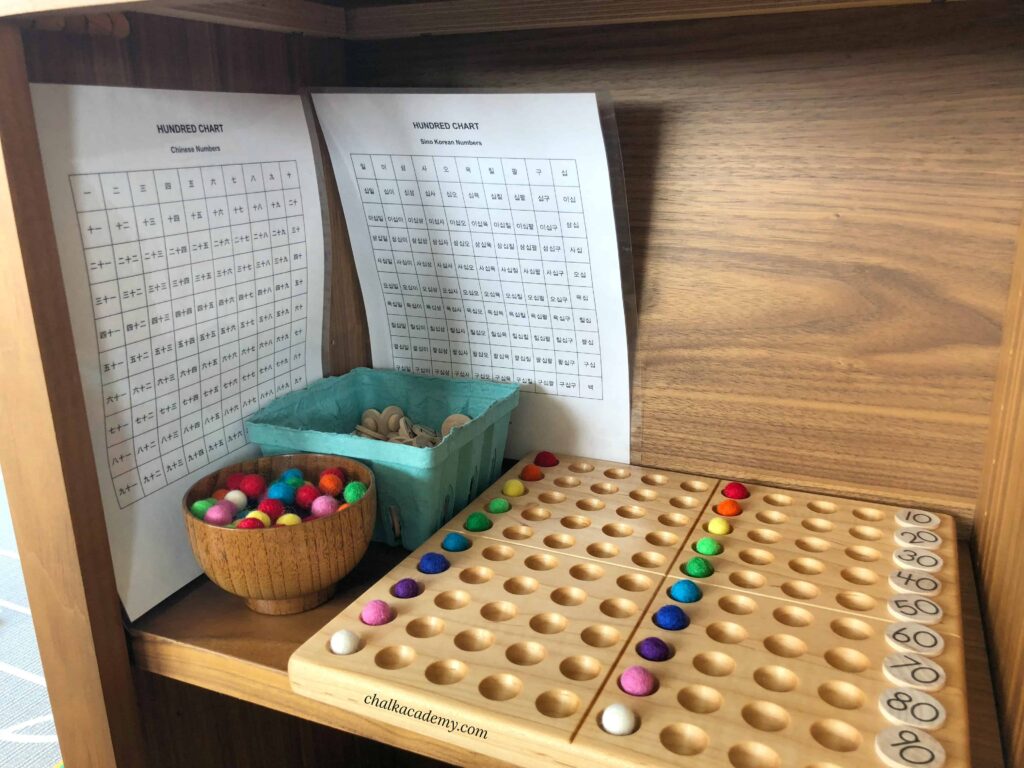 Montessori Hundred Chart and Hundred Board