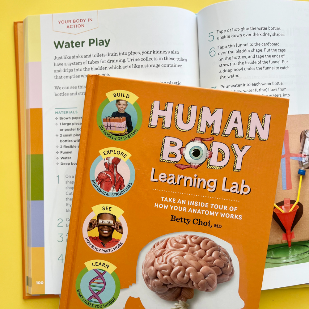 Kidneys and bladder experiment from Human Body Learning Lab book