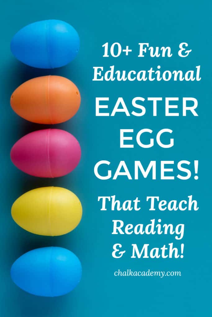 10+ fun and educational Easter Egg Games that teach reading and math!