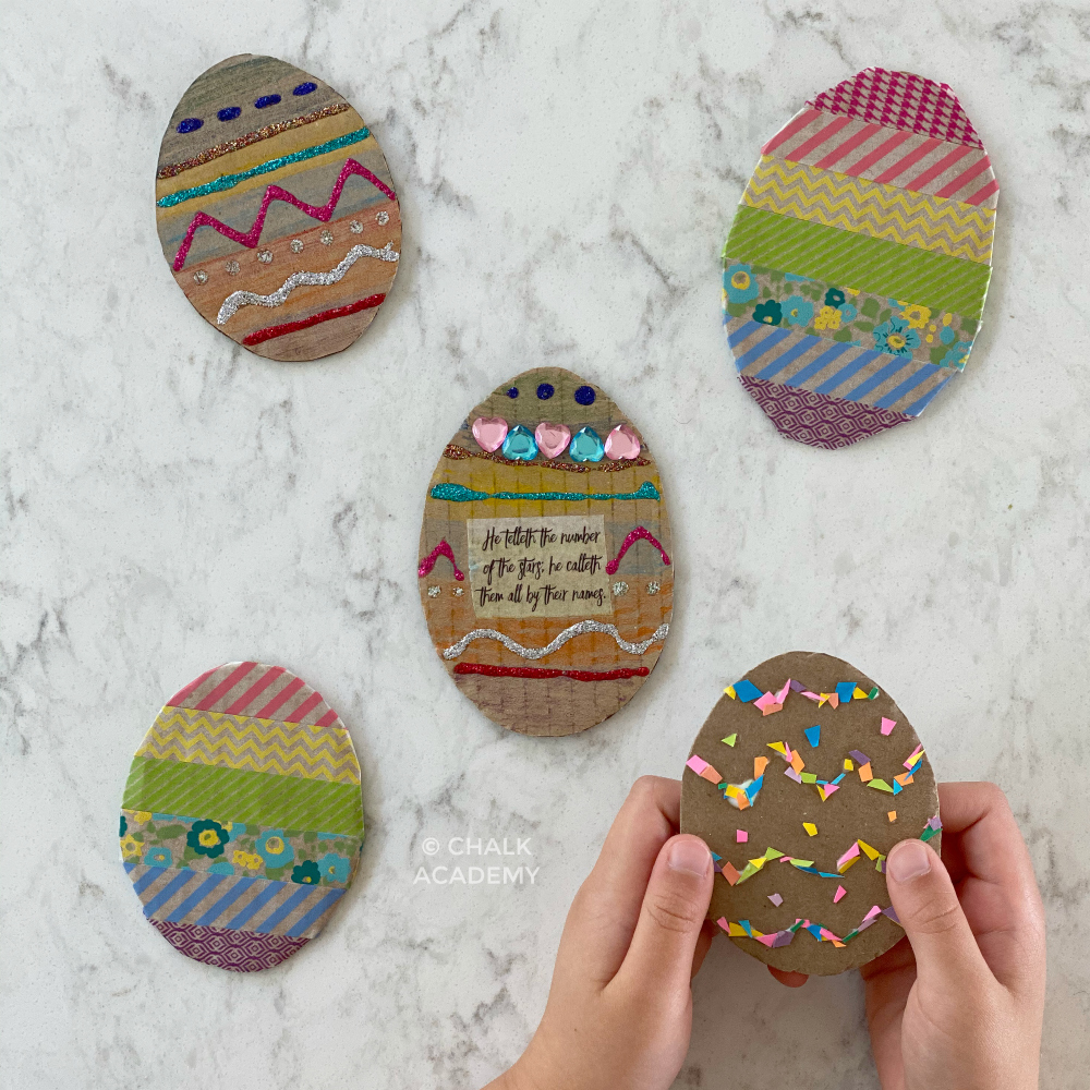 3 Easy Cardboard Easter Egg Crafts for Kids!