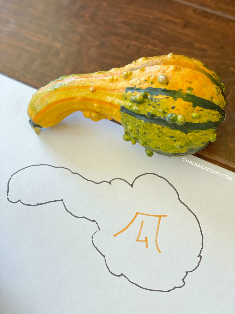 Pumpkins and gourds - silhouette matching DIY puzzle - Easy, educational autumn and Thanksgiving activities for kids!