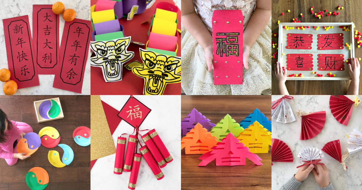 Two Chinese New Year Dragon Crafts