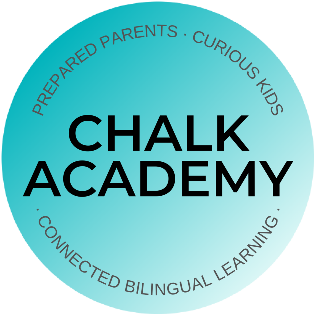 Chalk Academy bilingual parenting website logo