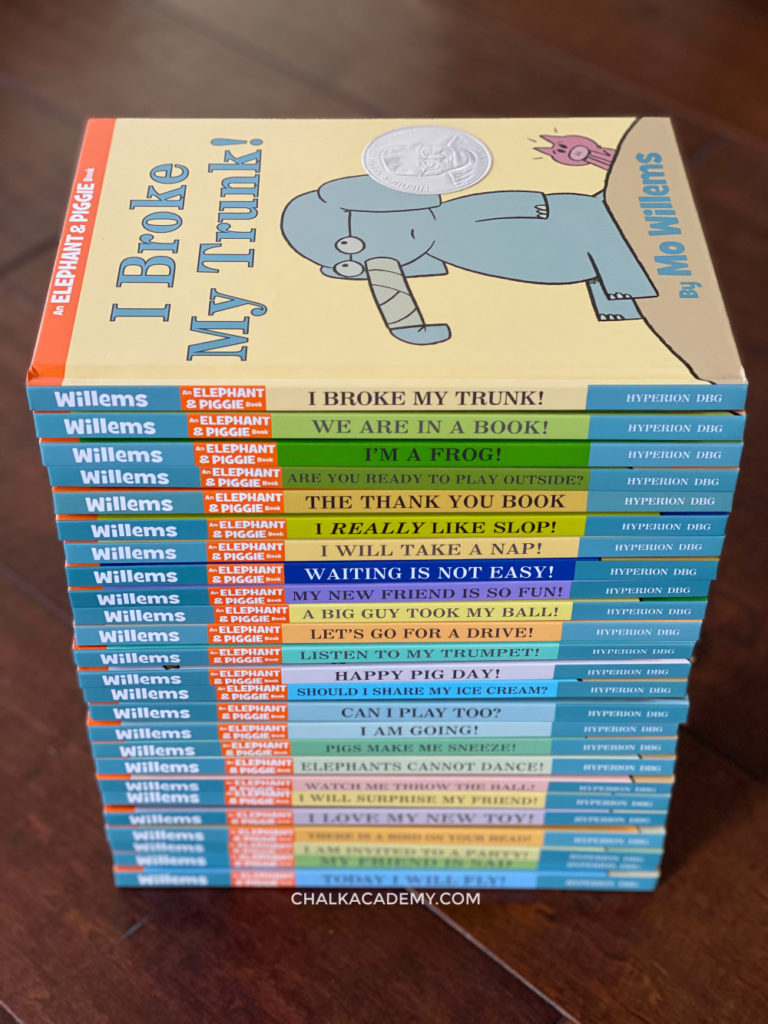 Mo Willems Elephant and Piggie Books in English - reading practice for kids