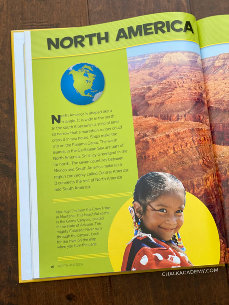 National Geographic Atlas book for kids