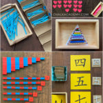 Montessori toddler math - DIY, printable, purchased hands-on primary preschool learning materials