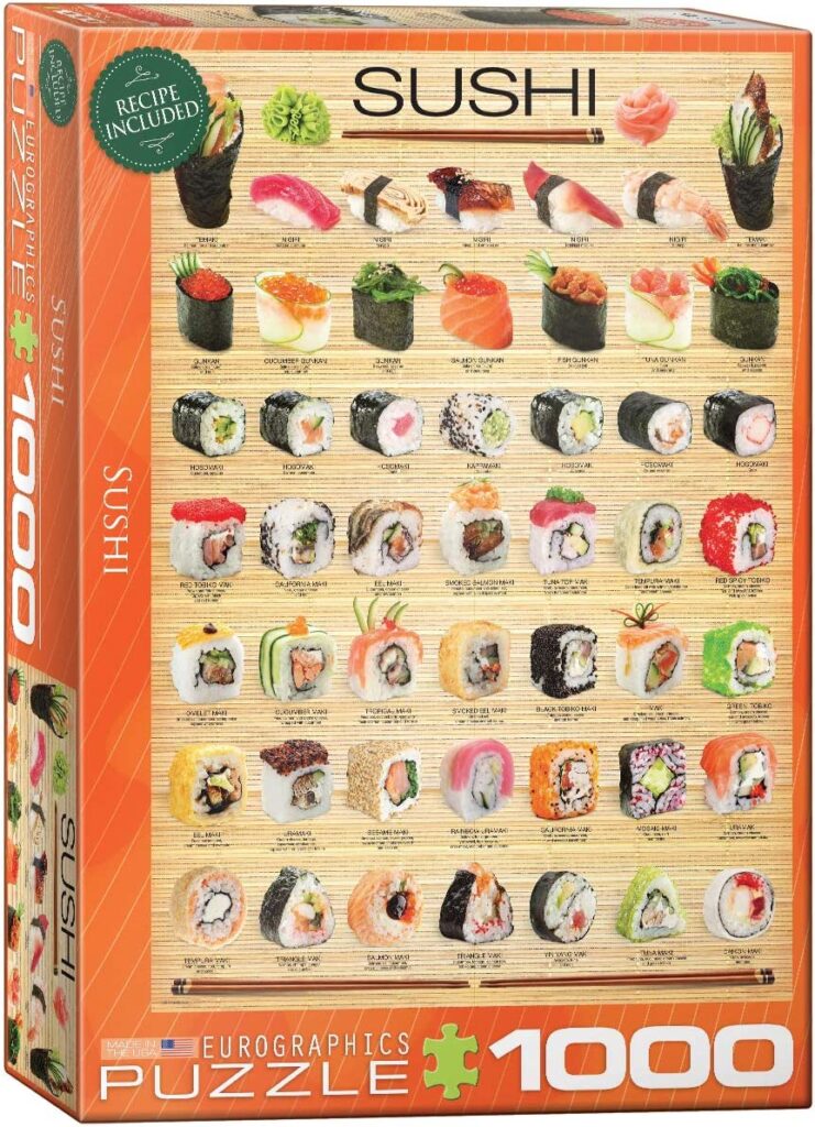 1000 piece sushi jigsaw puzzle