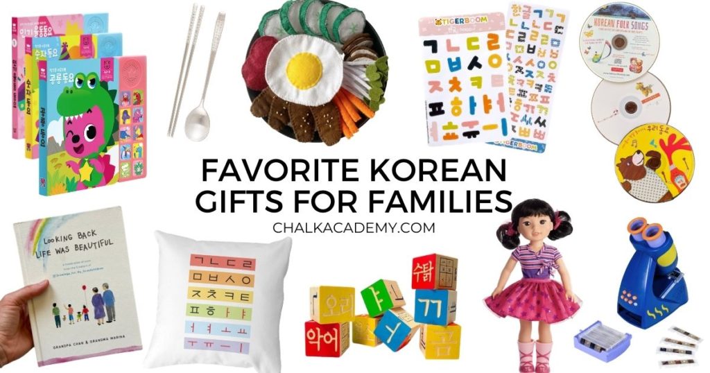 Korean gift guide of for kids and families - cultural and educational toys