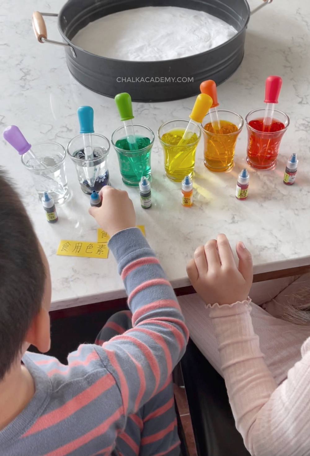 Baking Soda and Vinegar Experiments: Color Explosion Science for Kids!