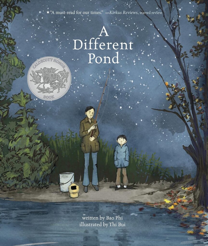 A Different Pond by Bao Phi - picture book about Vietnamese family - AAPI Heritage Month book for kids