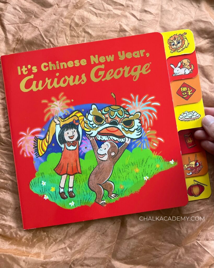 It's Chinese New Year, Curious George! Board book for kids