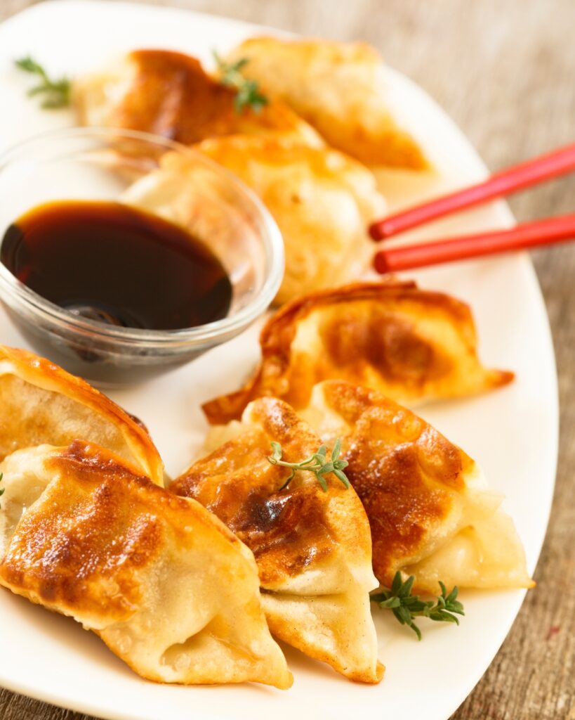 How to Celebrate Lunar New Year at school - eat dumplings