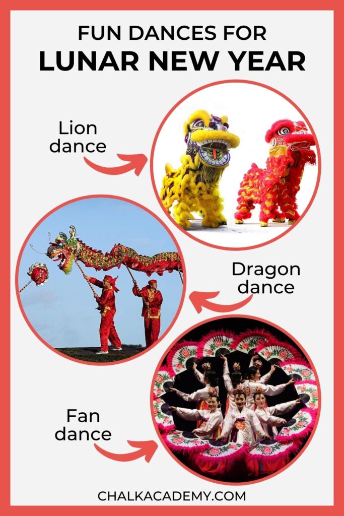 Lunar New Year Traditions - Lion Dance, Dragon Dance, Korean fan dance