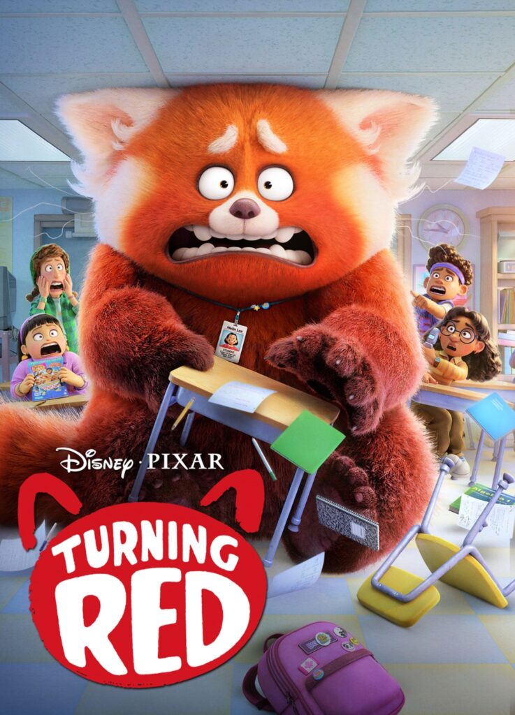 Disney Pixar Turning Red movie