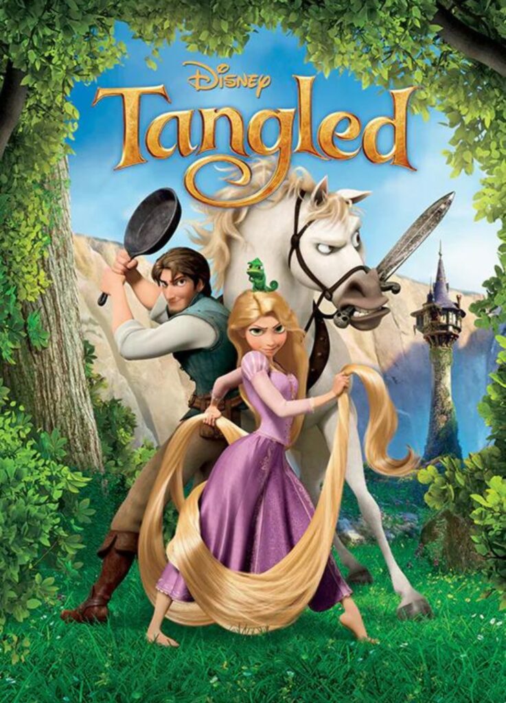 Disney Tangled movie about Rapunzel