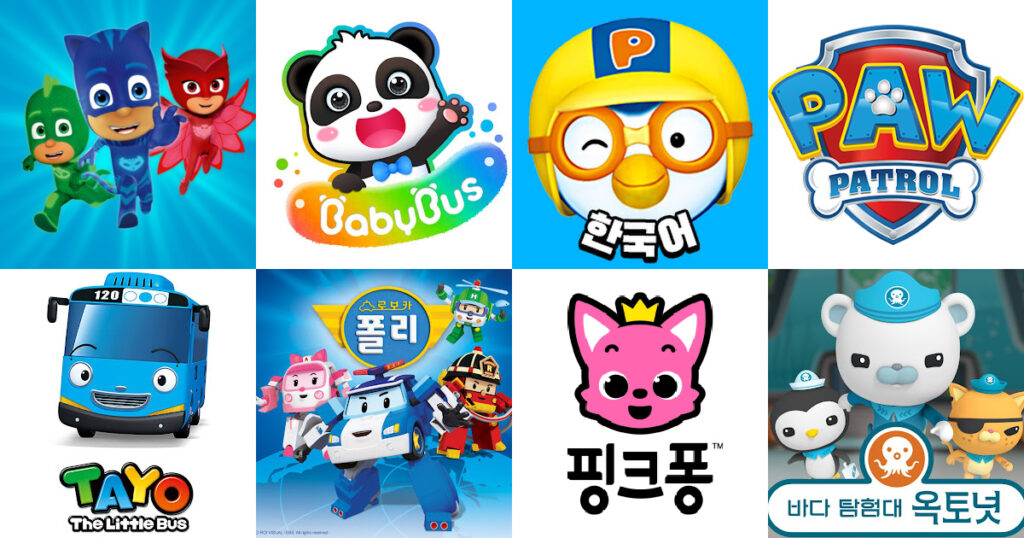 Top Korean cartoons and animated shows on YouTube