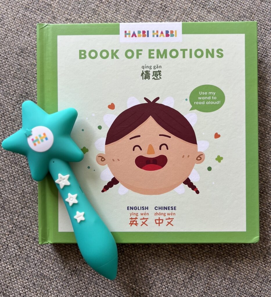 Habbi Habbi Bilingual Chinese-English Book of Emotions 情感 with Reading Pen