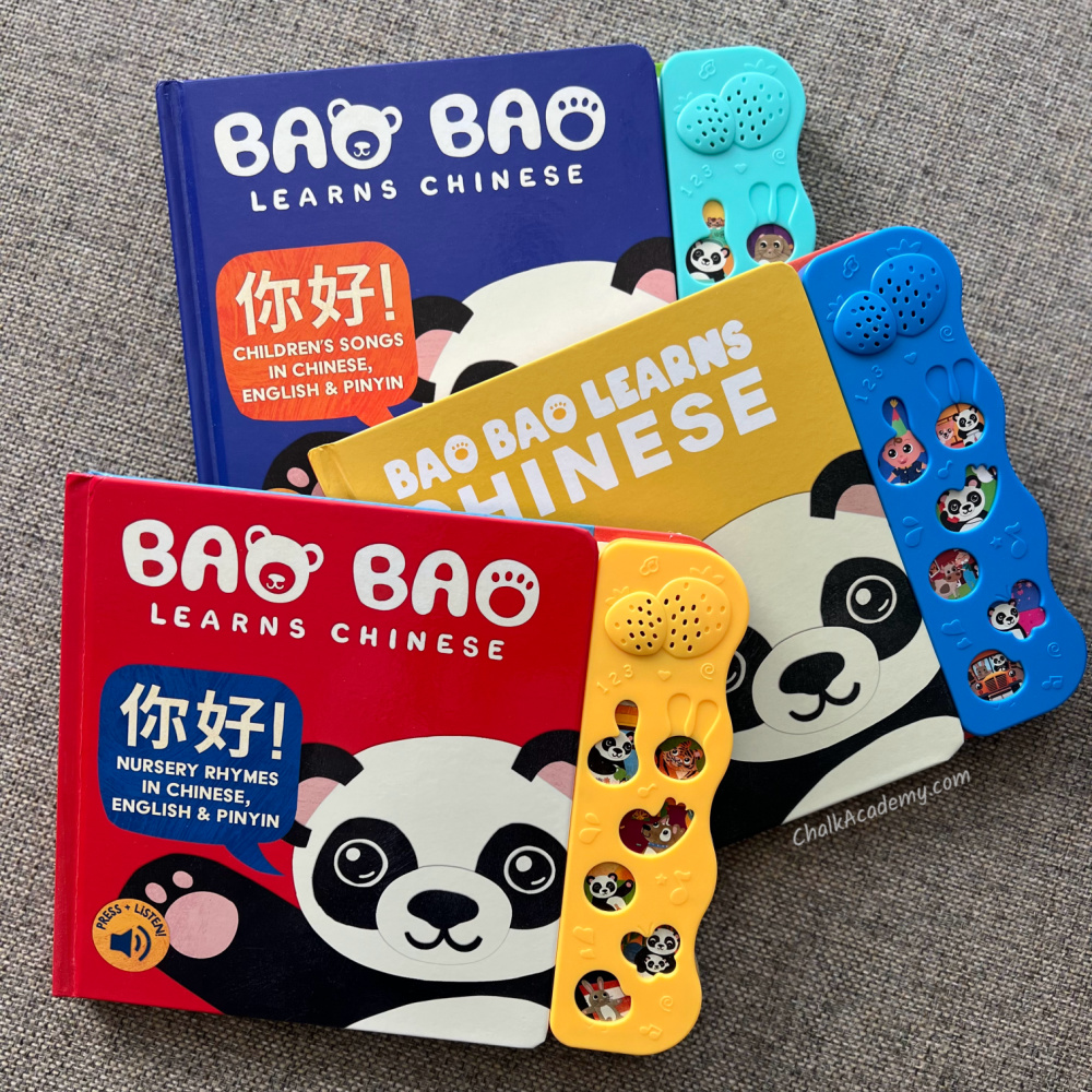 BaoBao Learns Chinese Mandarin Nursery Rhymes Books