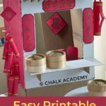 Easy Printable Chinese Lunar New Year Decorations - Chalk Academy Classroom Homeschool