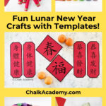 Fun Lunar New Year Crafts with Templates - Chalk Academy