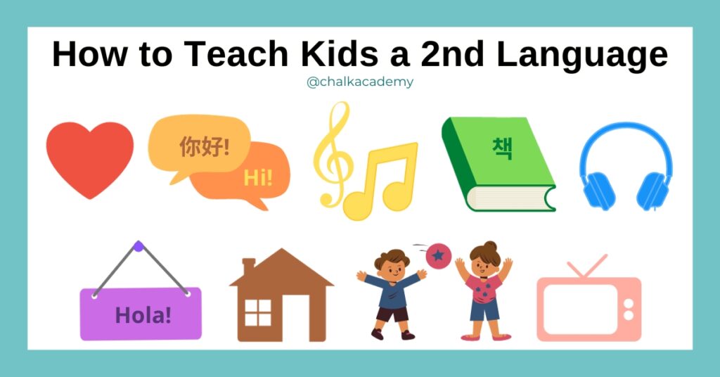 How to teach kids a second language at home