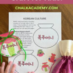 Korean New Year Easy DIY Pouch Craft for Kids! - Chalk Academy