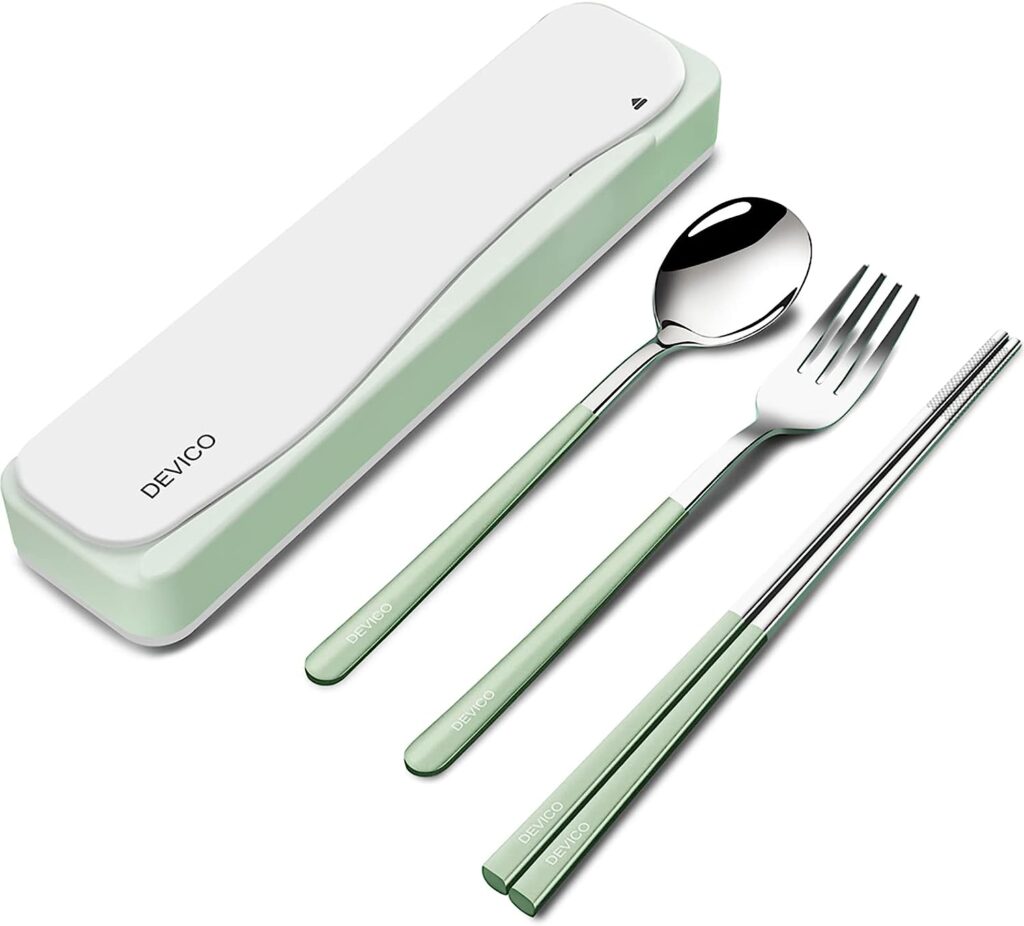 Cultural gift - metal chopsticks cutlery set