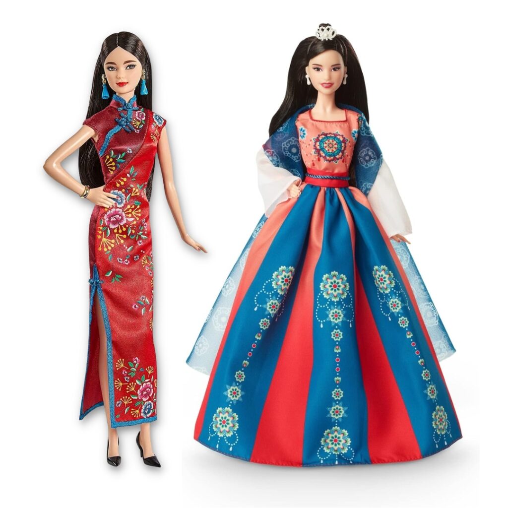 Chinese Lunar New Year Barbie Dolls