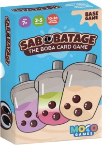 Sabobatage Taiwanese boba culture card game