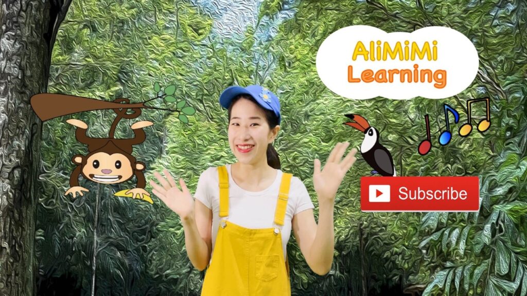 AliMiMi Mandarin YouTube singing show like Miss Rachel for toddlers