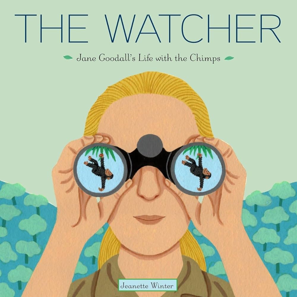 观察者 / 黑猩猩的好朋友：珍‧古德 The Watcher: Jane Goodall's Life with the Chimps picture book for Women's History Month in English and Chinese