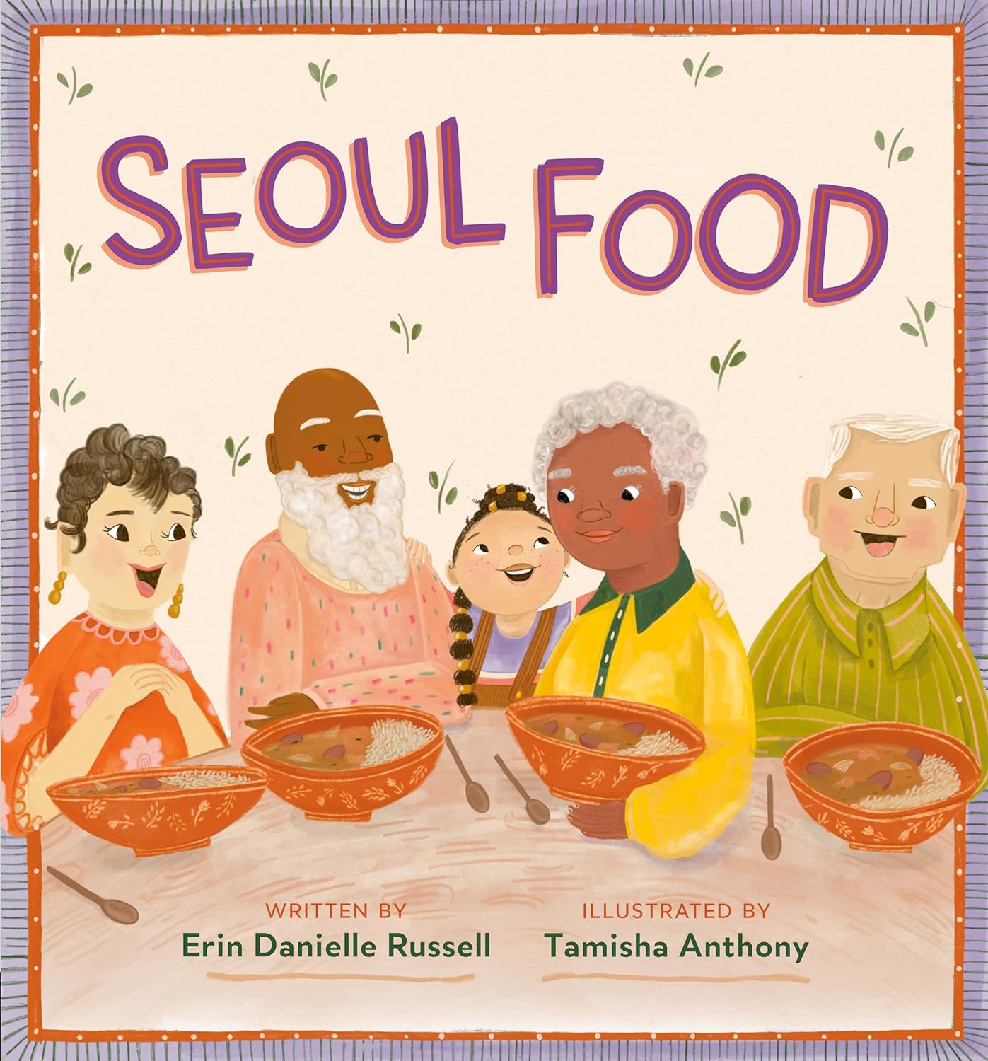 Seoul Food children's book about mixed Asian-Black family and culture