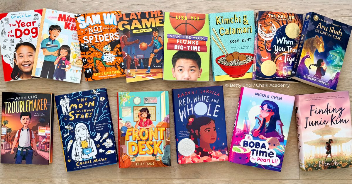 Best Asian American Middle Grade Books for kids to celebrate AAPI Heritage Month
